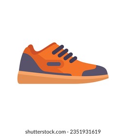 Jordan sneaker icon flat vector. Sport shoe. Run design isolated