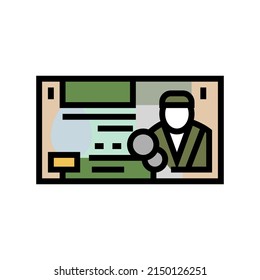 jordanian dinar jod color icon vector. jordanian dinar jod sign. isolated symbol illustration