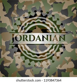 Jordanian on camo pattern
