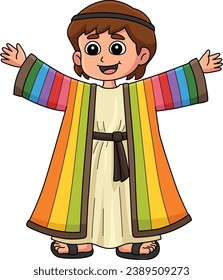 Joseph and the Coat Cartoon Colored Clipart 