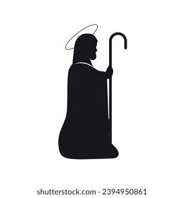 Joseph-Silhouette-Symbol einzeln
