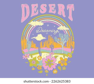 Joshua tree. Arizona desert state graphic print artwork for apparel, t shirt, sticker, poster, wallpaper and others. Desert Vibes, feel the sunset, Mountain graphic print. Arizona desert dreams.