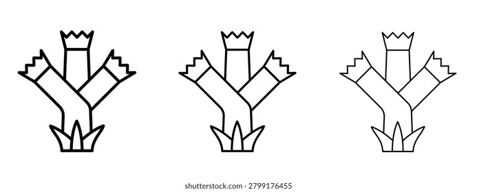 Joshua tree icon in