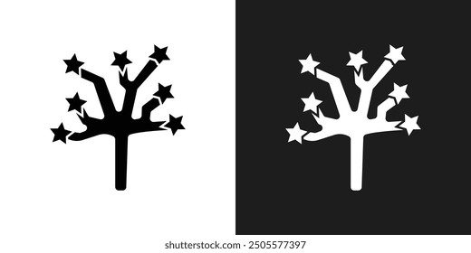 Joshua tree icon logo set vector