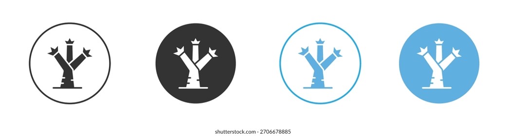 Joshua tree icon Logo Template Design set
