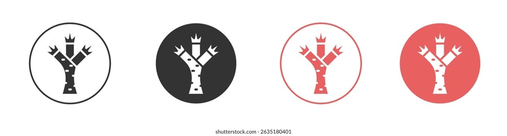 Joshua tree icon vector design template simple and clean style