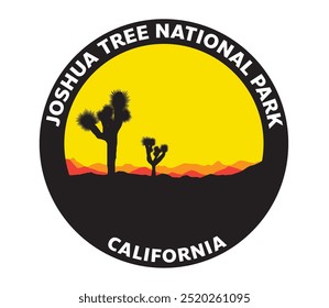 Logo del Vector de California en el Parque Nacional Joshua Tree