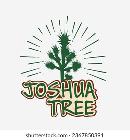 joshua tree vector perfect for sticker, print, tshirt design , etc