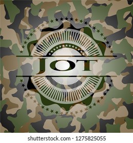 Jot camouflaged emblem