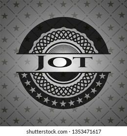 Jot dark emblem. Retro