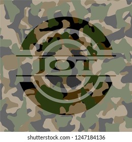 Jot on camouflage texture