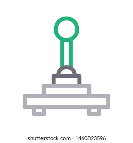 jotstick colour line vector icon