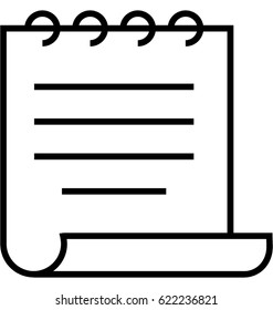 Jotter Vector Icon
