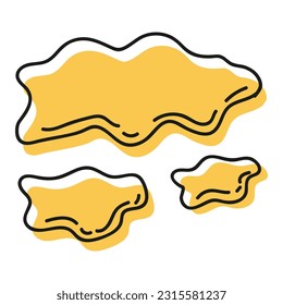 Journal doodle icon. Hand drawn banner or element for notebook, diary and planner. Doodle scribble style. Vector illustration