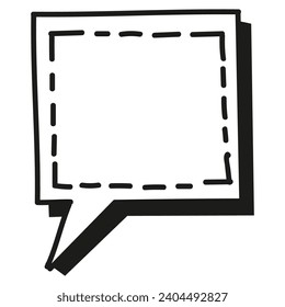 Journal doodle icon. Hand drawn banner or element for notebook, diary and planner. Doodle scribble style. Vector illustration