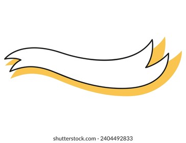 Journal doodle icon. Hand drawn banner or element for notebook, diary and planner. Doodle scribble style. Vector illustration
