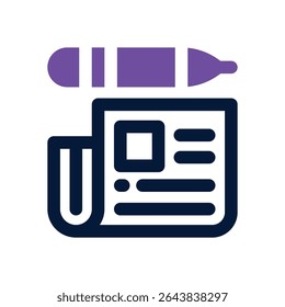 journal duotone icon. Sleek and modern vector icon for websites, mobile apps, marketing materials, and corporate design. Fully scalable and ready to use.