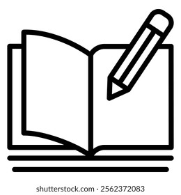Journal Icon Element For Design