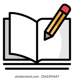 Journal Icon Element For Design