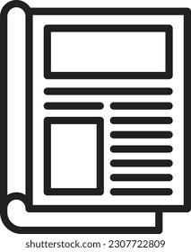 Journal icon vector image. Suitable for mobile application web application and print media.