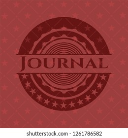 Journal red emblem
