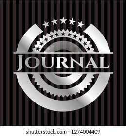 Journal silver shiny emblem
