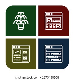 journal simple icons set. Contains such icons as Kentia, Article, can be used for web, mobile and logo