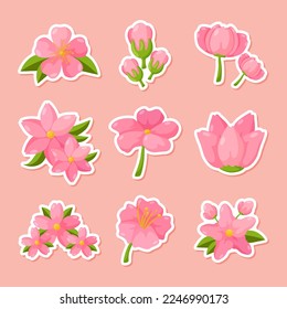 Journal Templates Peach Blossom Sticker