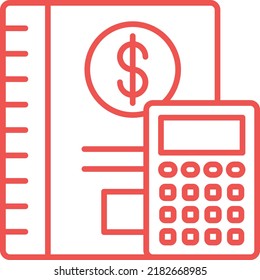 Journal vector icon. Can be used for printing, mobile and web applications.