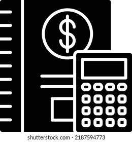 Icono de vector de diario. Se puede usar para imprimir, móviles y aplicaciones web.