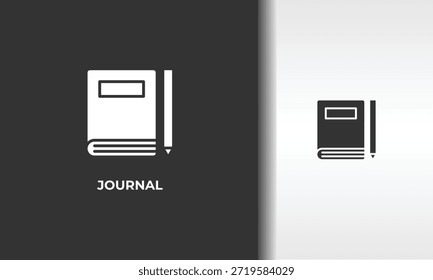 Vector De Diario, Icono O Logotipo Ilustración De Símbolo Aislado