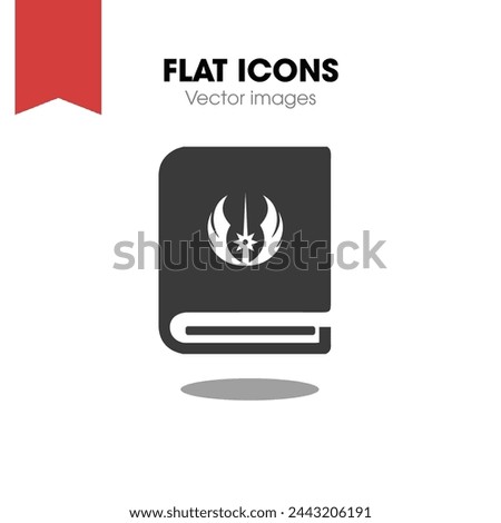 journal whills Icon. Flat style design isolated on white background. Vector illustration
