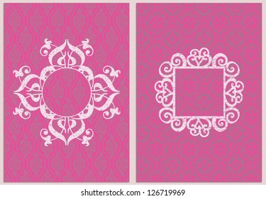Journal writing cards for scrapbook projects and design/print projects, all elements on separate layers for easy adjustments