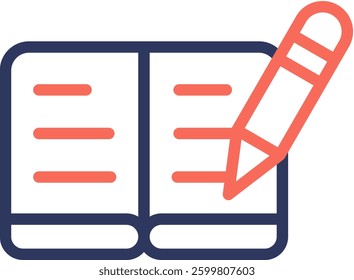 Journaling Icon Element For Design And Vector
