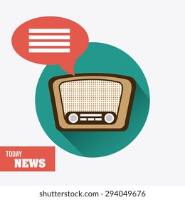 Journalism digital design, vector illustration eps 10.