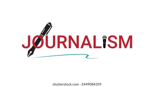 Journalism flat concept vector image. World Press Freedom Day.