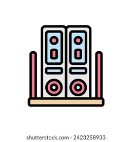 Journalism Folder Icon Vector Illustration
