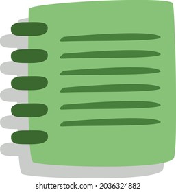 Journalism notes, illustration, vector, on a white background.