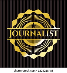 Journalist shiny badge