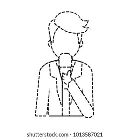journalist vector illustration