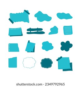 Journals element and sticky note design