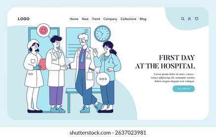 Journey of a Healthcare Hero highlights a positive first day at the hospital. Featuring diverse medical professionals, it showcases teamwork, support, and the excitement of beginning a healthcare