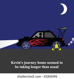 Kevinâ??s journey home seemed to be taking longer than usual