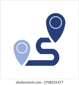 Iconos del viaje. Vector coloreado simple