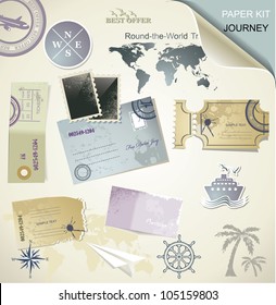 Journey -  paper objects for your travel