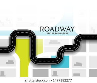 journey route road map concept background design
