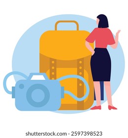 Journey Vector illustration Vector Illustration Which can easily modify or edit


