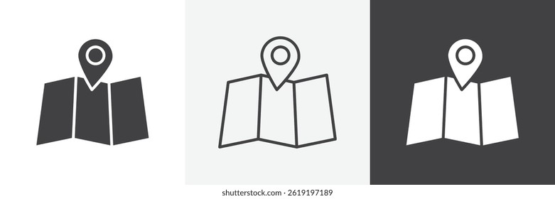 Conjunto de iconos vectoriales de Web de viaje