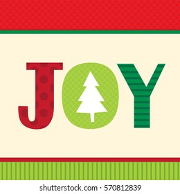 Joy Christmas Card