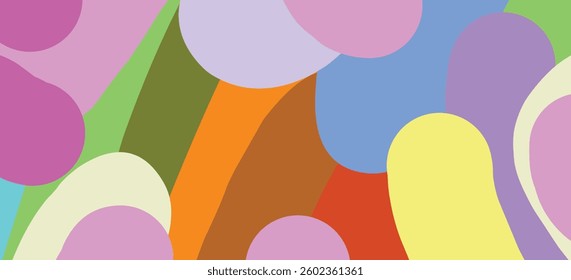 joy colorful abstract background iluastration